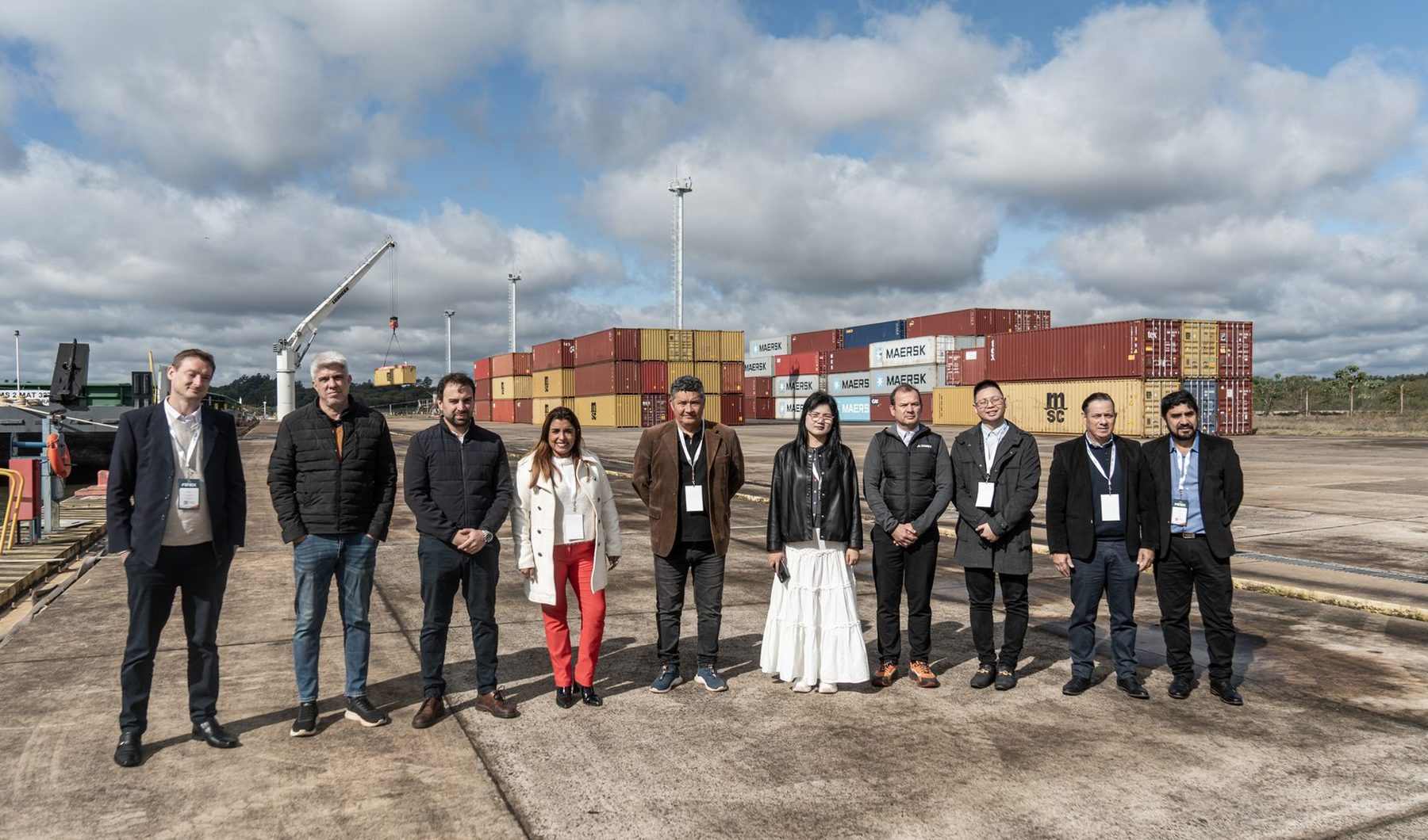 Comitiva FENEX en infraestructura logística de Misiones