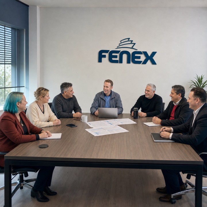 Reunión comercial con equipo FENEX