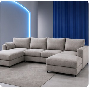 Sillones comprimidos y hogar